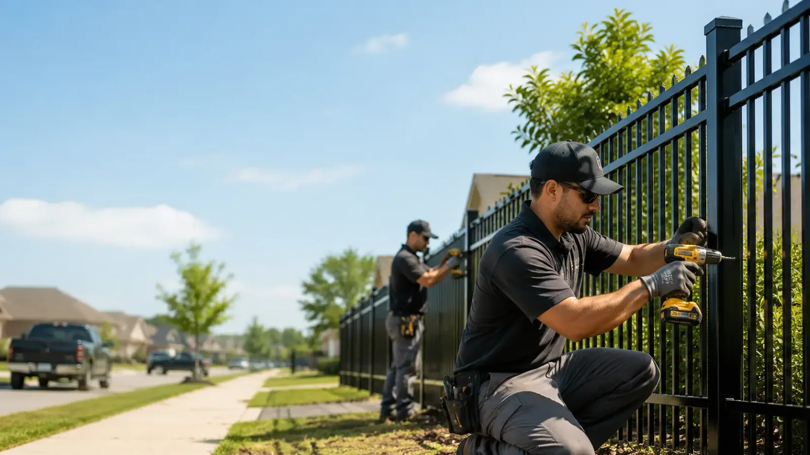 Metal Fence Installation in Iota, LA